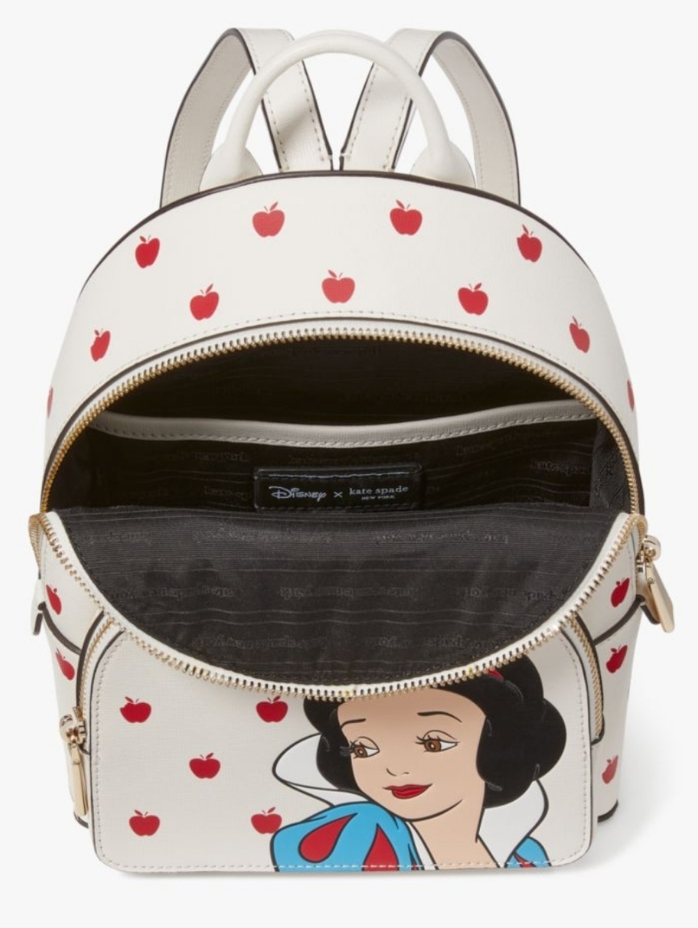 kate spade Disney X Kate Spade New York Snow White Small Backpack, - Picture 3 of 4